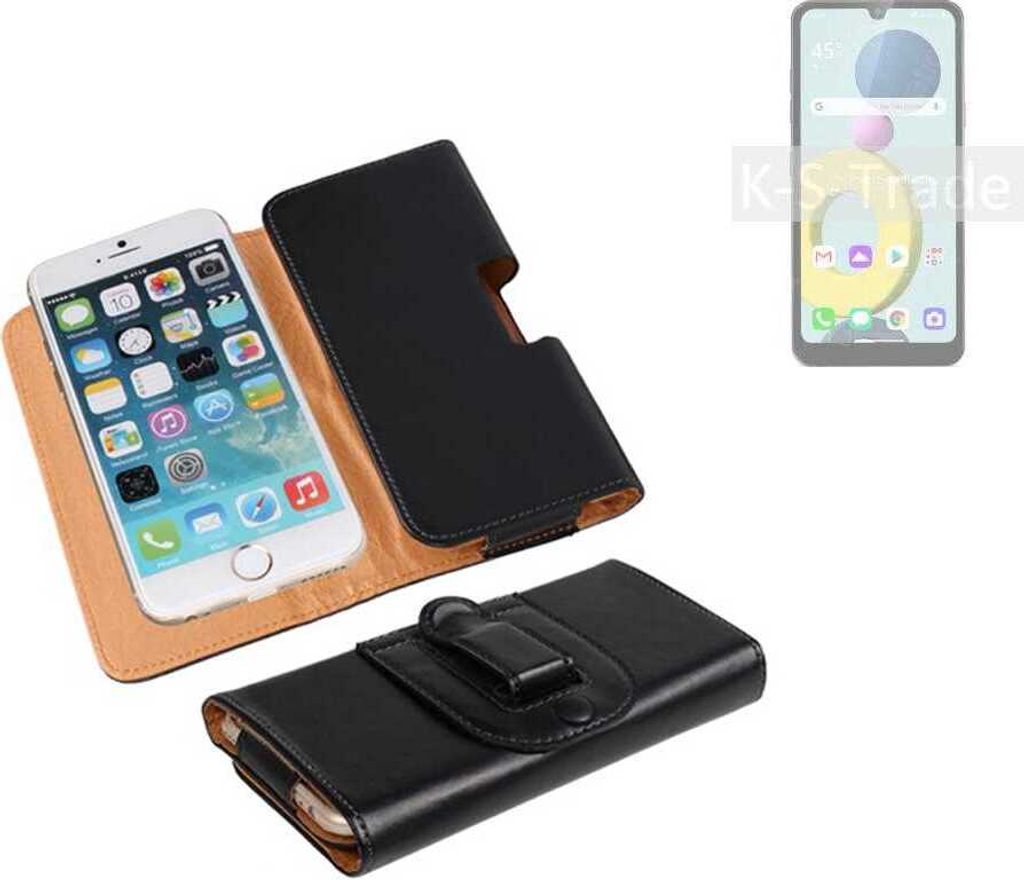 K-S-Trade Schützhülle Handyhülle kompatibel mit LG Electronics Xpression Plus 3 Holster Gürtel Tasche Schutzhülle Handy-Tasche Smartphone Case