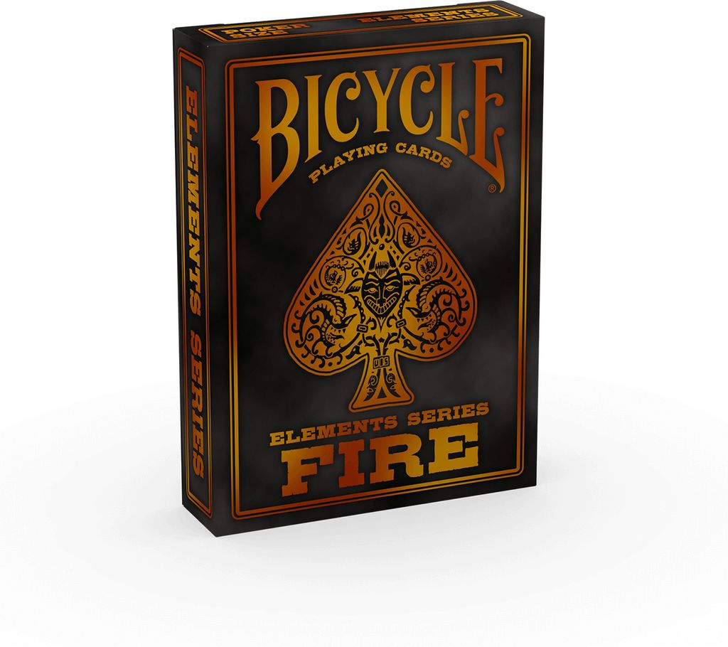 Bicycle Kartendeck - Fire Spielkarten Kartenspiel Pokerkarten Single Deck