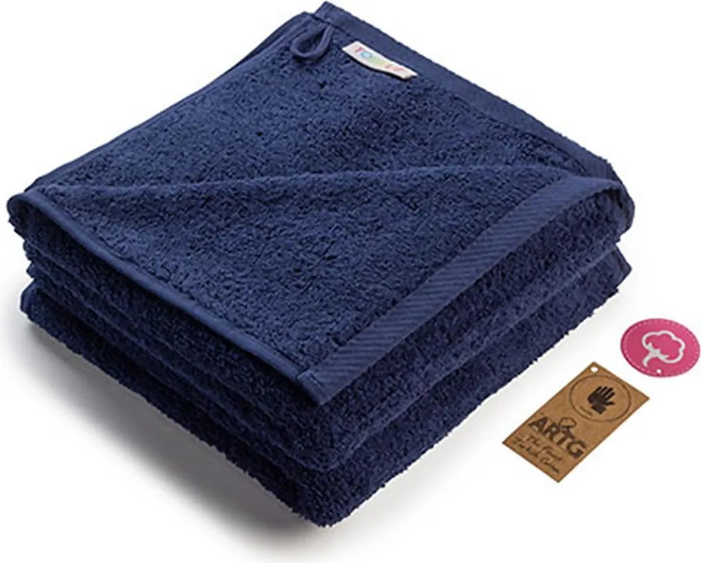 Asciugamano A&R 003.50 French Navy 50x100 cm | 100% Cotone 500g/mq