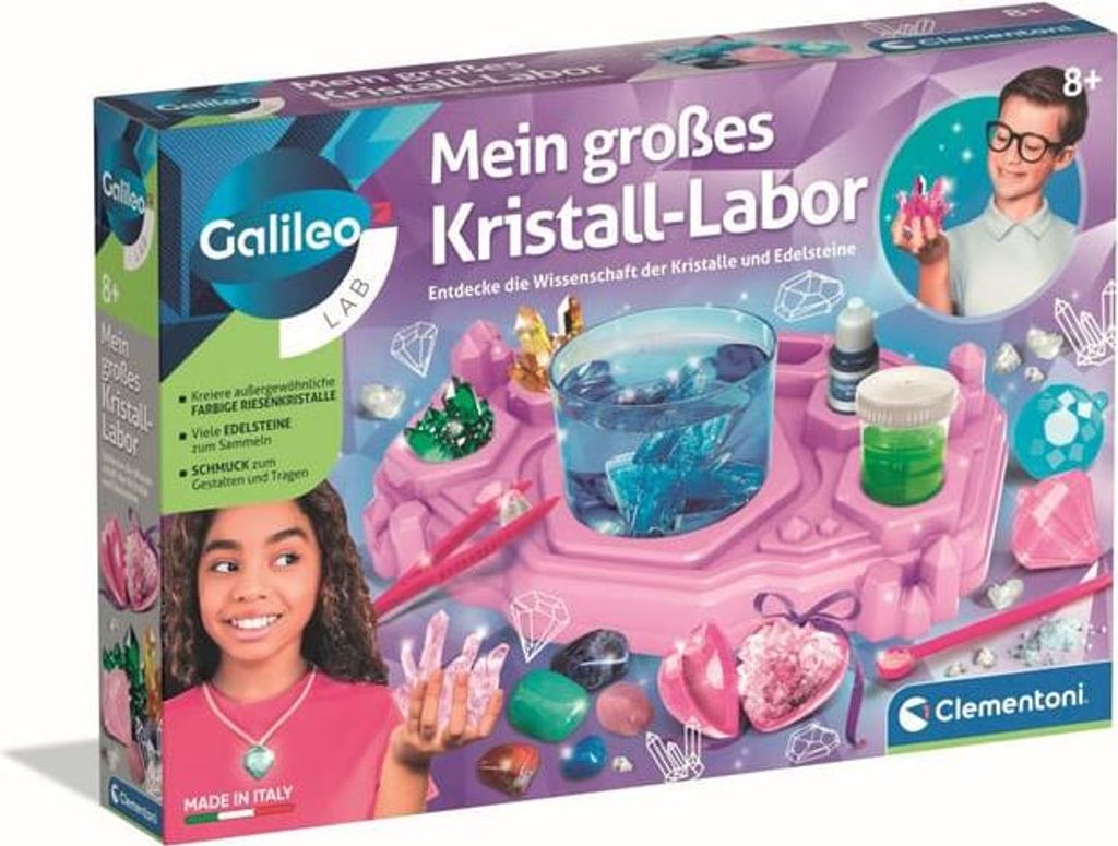 Clementoni Galileo Mon grand laboratoire de cristal Image du produit 
