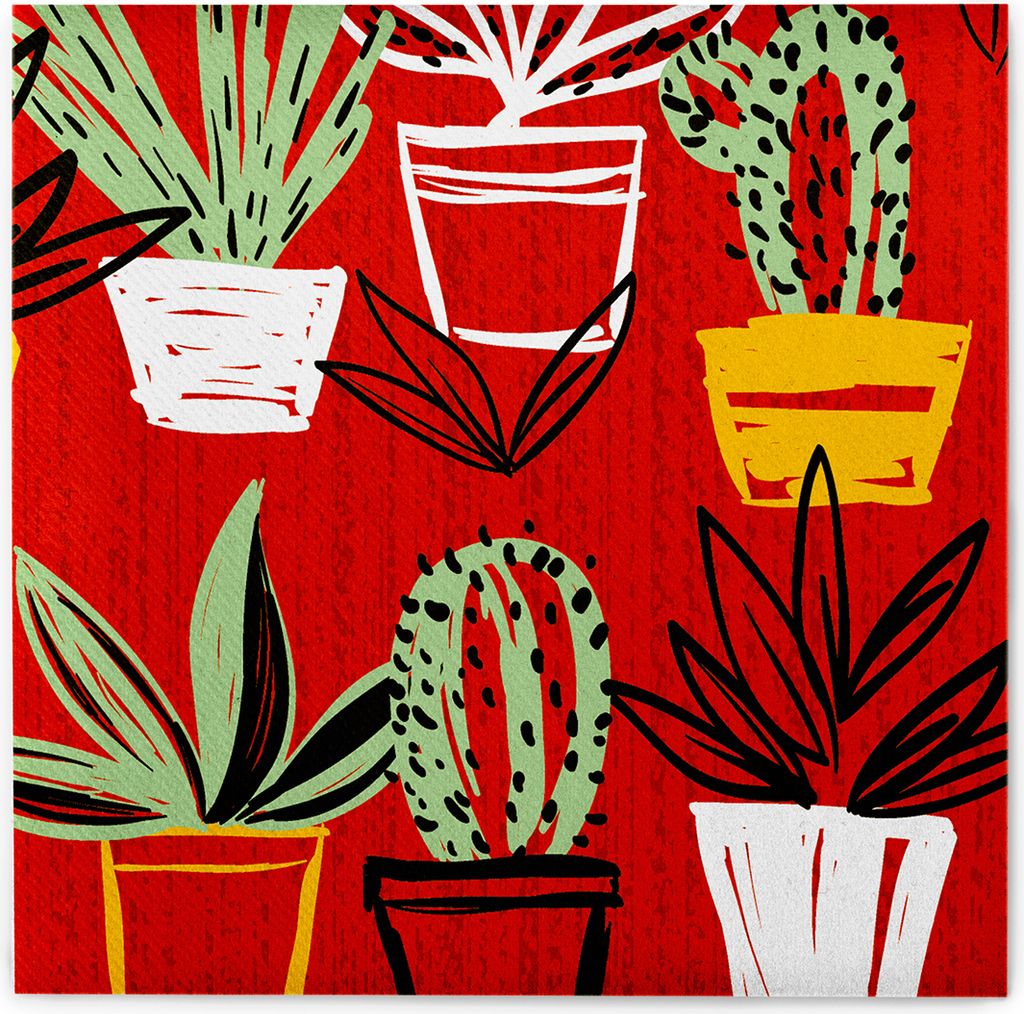 Airlaid Serviette Sancho in Mexican-Style, 40 x 40 cm, 50 Stück - Mank