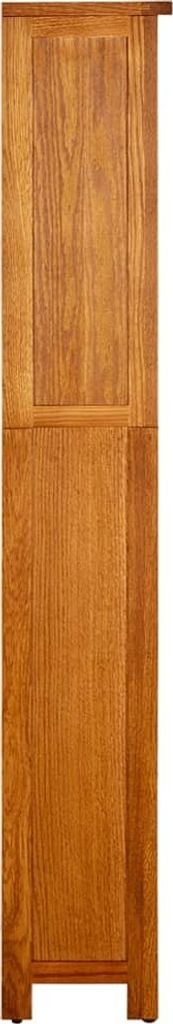 vidaXL Knihovna 5 přihrádek 45x22x140 cm dubový masiv Obrázek produktu 