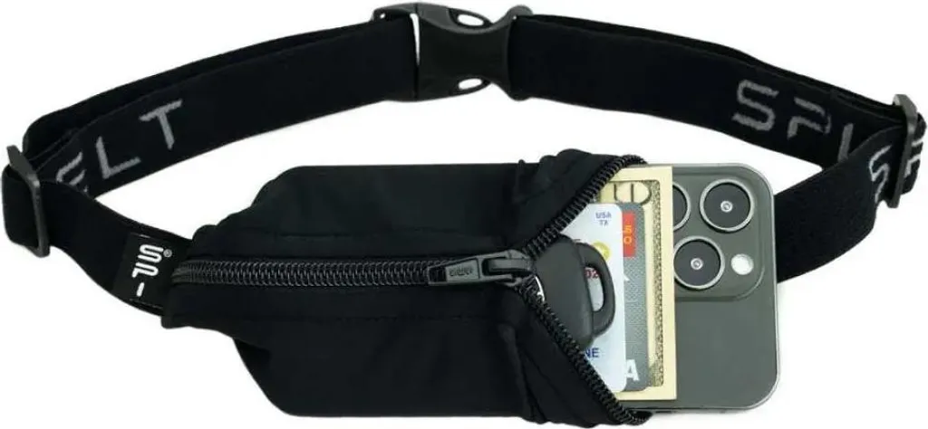 SPIbelt SP014.02 Sac Banane Noir One Size : Ceinture de Running Discrète