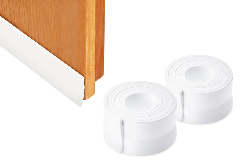 Isolant bas de porte Blanc pour supprimer les courants d'air - 2x - 2