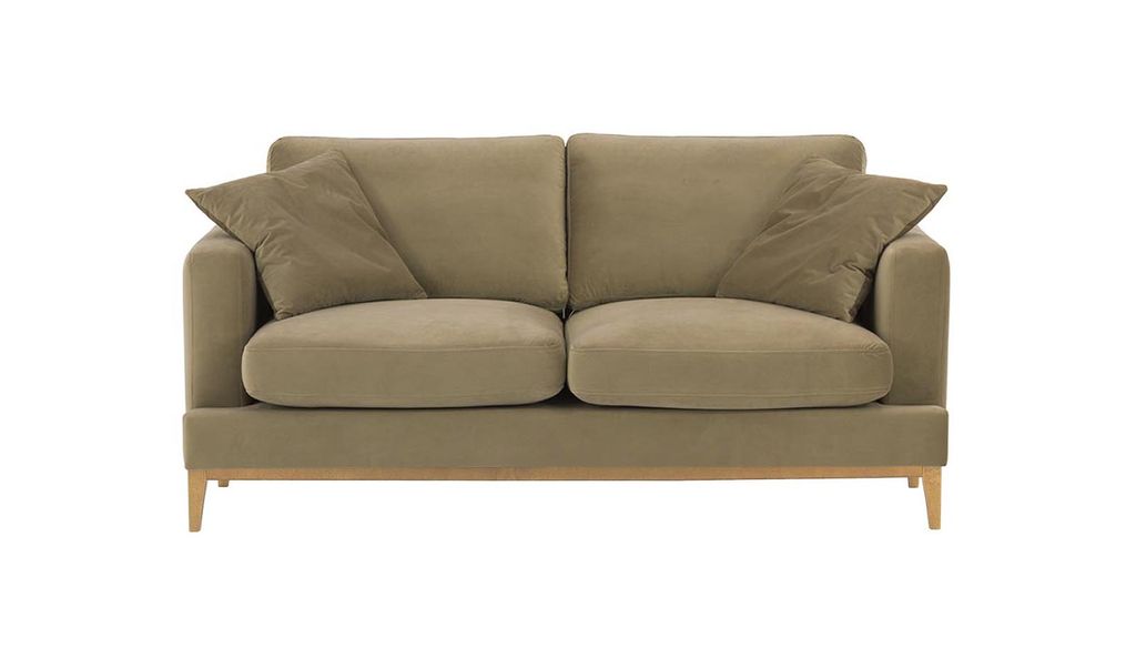 2,5-Sitzer-Sofa Covex Wood - beige - Velluto 3