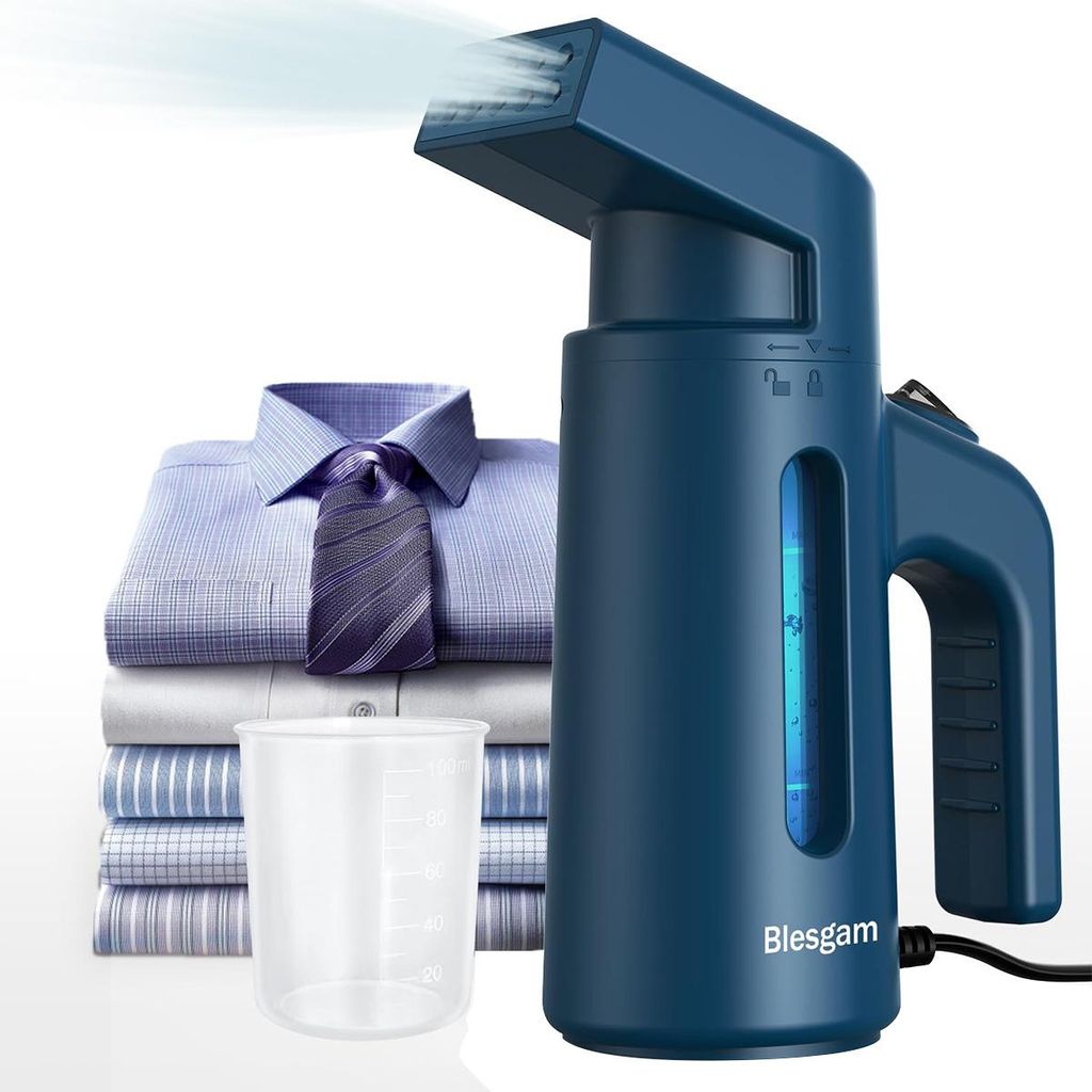 Dampfglätter, tragbares Mini-Nass- und Trockendampfbügeleisen, 180ml , 700W, für Chiffon, Seide, Wolle, Baumwolle, Leinen, Nylon