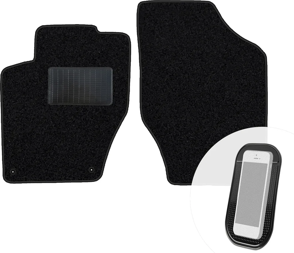 Tappetini Auto Velours moto-MOLTICO per Citroen C4 II DS4 | Set 2 Pezzi