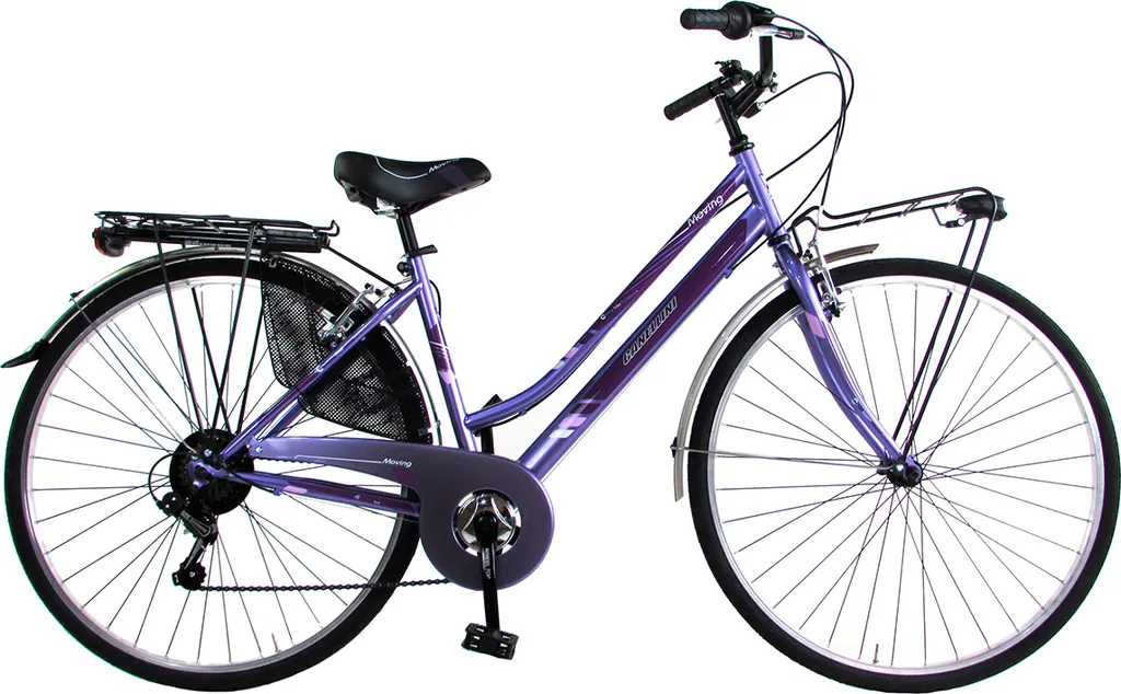 Vélo de ville Canellini Moving 28 pouces en acier couleur violet