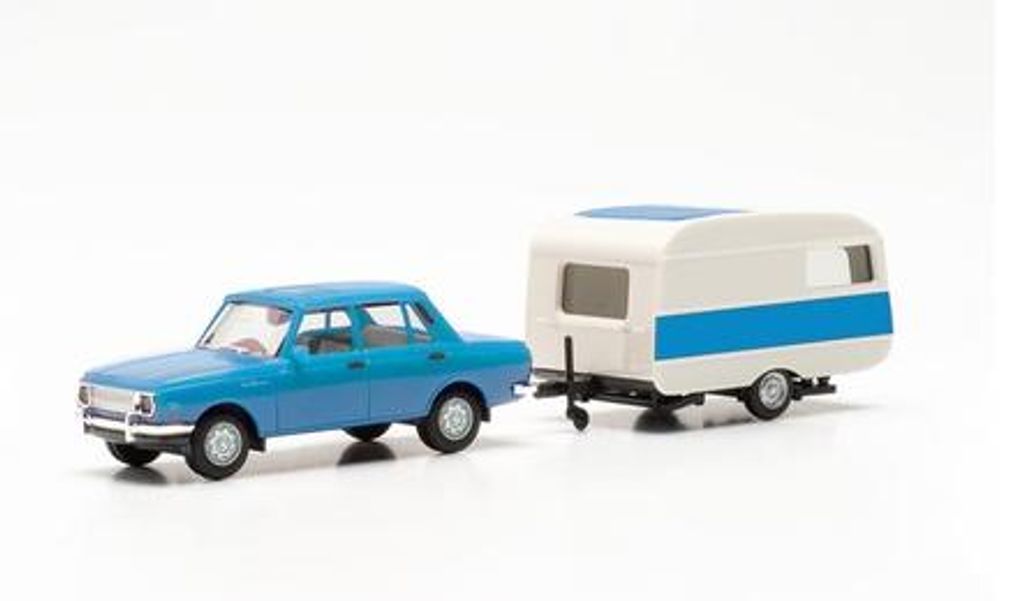 Herpa 028585-002 - 1/87 Wartburg 353 '82 Limousine mit Qek, Produktbild 