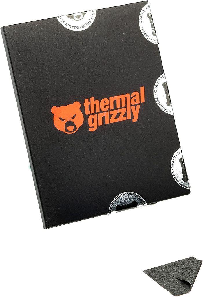 Thermal Grizzly - Carbon Thermal Pad Carbonaut - Nicht klebend, flexibel und anpassungsfähig für wiederholten Gebrauch mit sehr hoher Wärmeleitf...