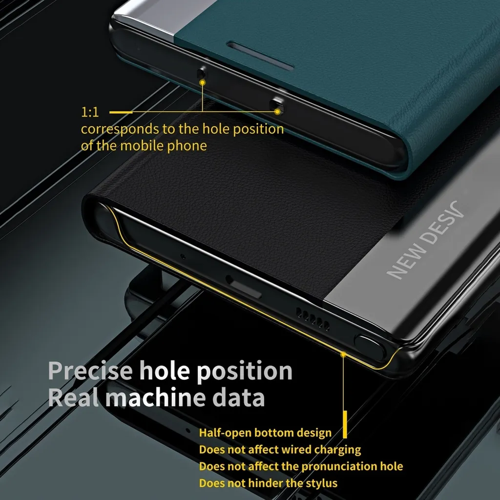Cover Xiaomi Redmi Note 14 Pro 5G in Pelle e Placcato Nero Elegante - 6