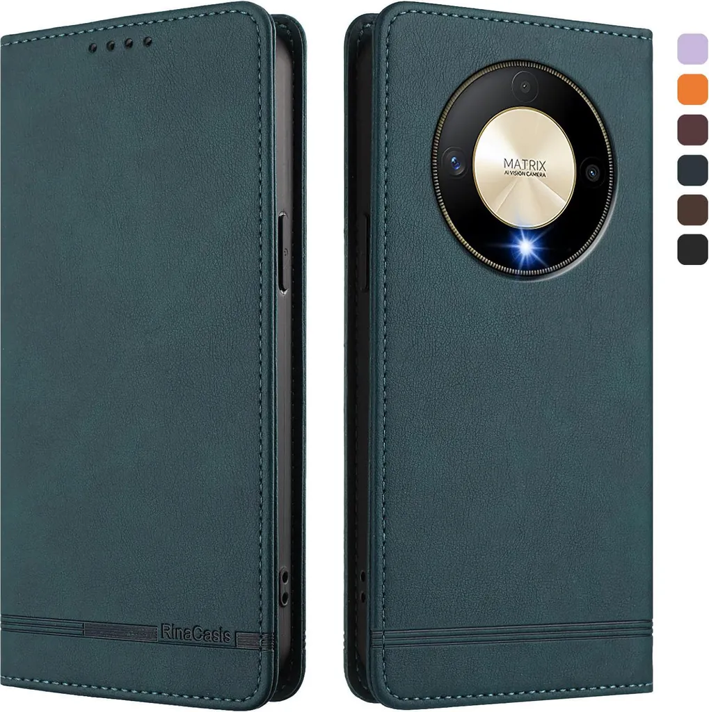 Analisi Custodia Honor X9B / Magic6 Lite Verde - Finto Cuoio e TPU