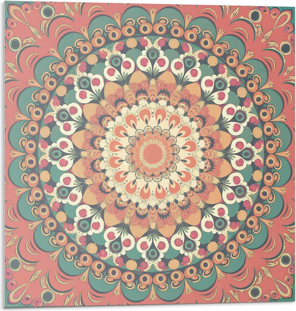Mandala-Muster Mit Details – Selbstklebend – Wandverkleidung – Wandpaneel – Wanddeko – Dekorative Wandpaneele – 3D Wandpaneele – Wand...