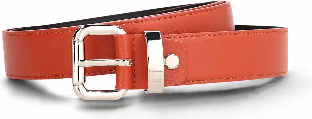 Cintura Vegana Malda Orange | Pelle Mela Donna | Prezzo Online