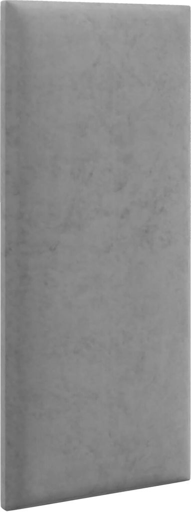 LIKMA Wandkissen Stoff Polsterpaneel Grau 40x40 cm Gepolstert Wandkissen Bett Polsterpaneel Wandpolster Kopfteil Kopfenden Stoff: Riviera 91