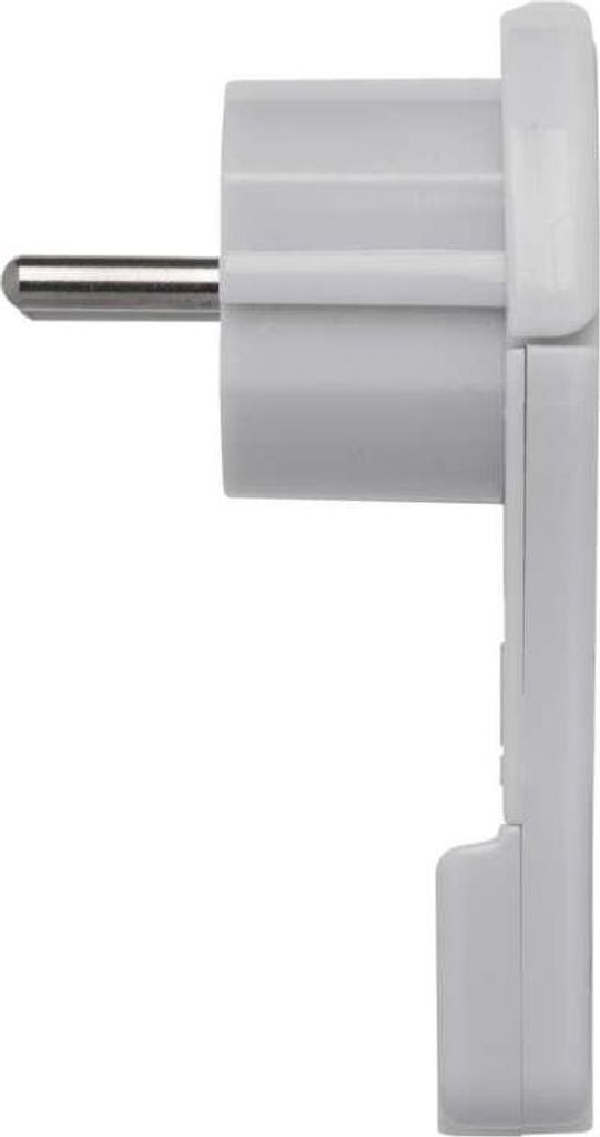 Schuko Stecker flach Winkelstecker Flachstecker Weiß Produktbild 
