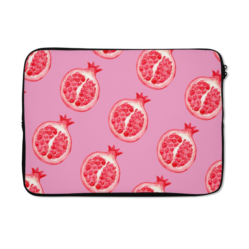 MuchoWow Laptop Hülle 14 ZollObst - Rosa - Muster Laptoptasche - Laptoptasche - Stoßsicher - Schutzhaube