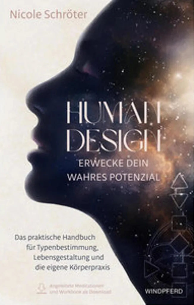 Guide Human Design illustré avec profils énergétiques et schémas clairs