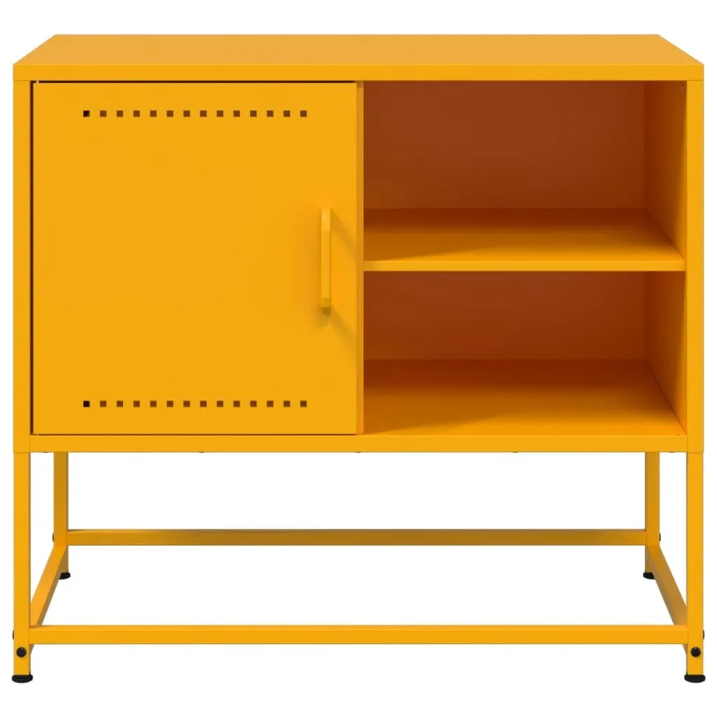 Meuble TV Anthracite 100,5 cm Acier - Support TV Stable et Durable - 5