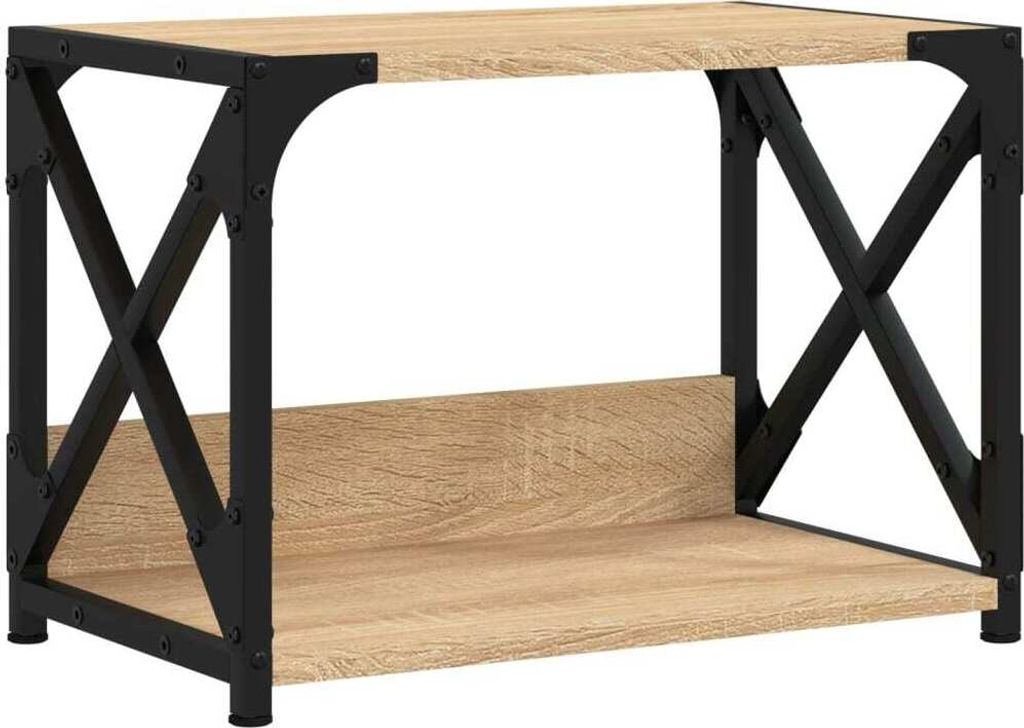 Druckerständer 2 Ablagen Sonoma-Eiche 44x26x31,5 cm