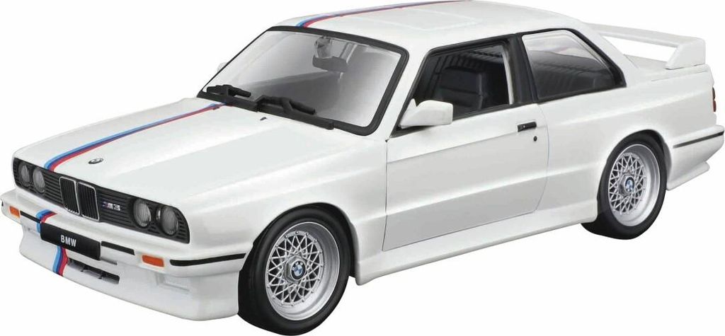 Bburago 1:24 BMW M3 E30 '88, weiss Produktbild 
