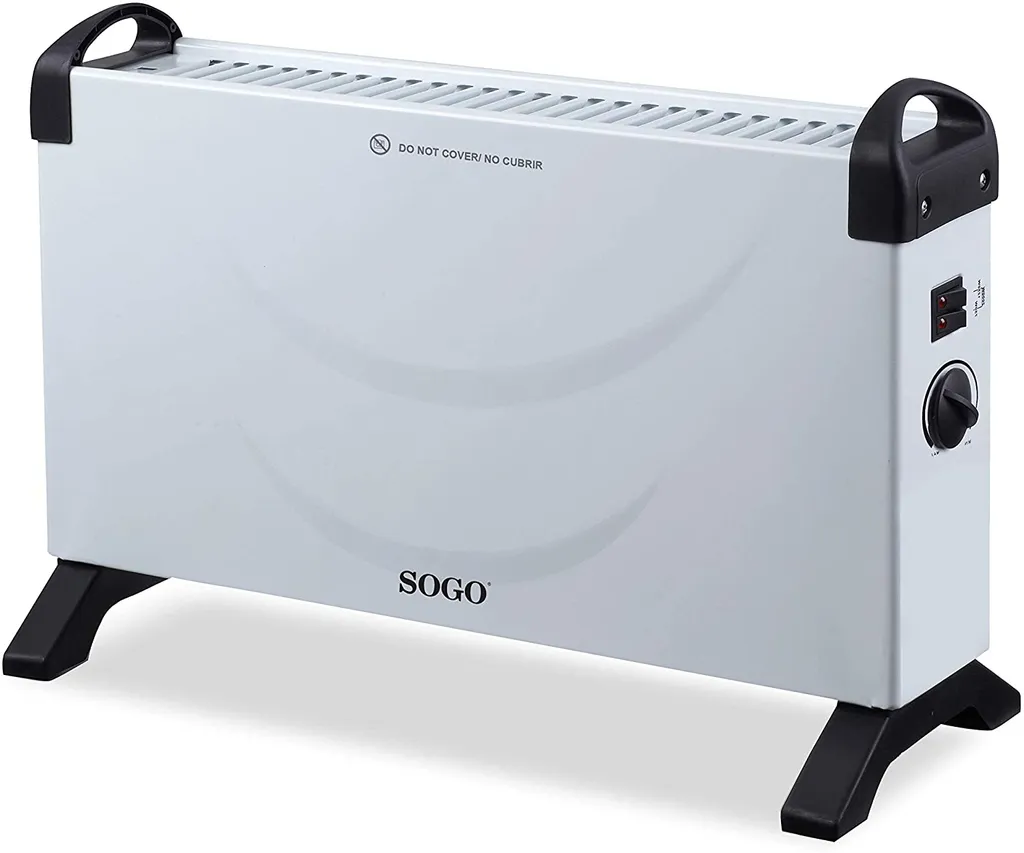 Radiateur convecteur électrique portable 2000W SOGO pour salon et chambre