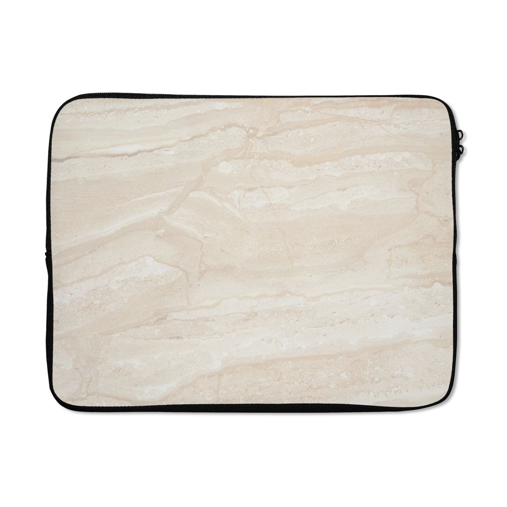 MuchoWow Laptop Hülle 15 Zoll Marmor - Kalk - Sand - Textur Laptoptasche - Laptoptasche - Sleeve - Rundum-Schutz