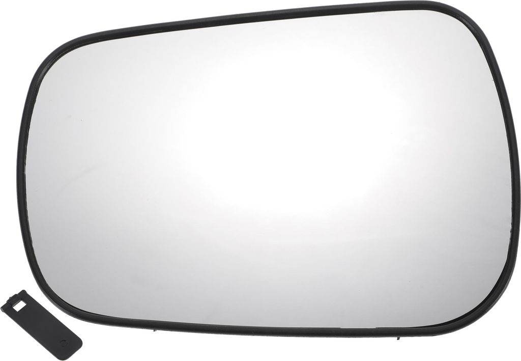 Linker Außenspiegelglas-Ersatz mit Heizung und Rückenplatte, konvex, weiß, für Ford Fiesta 2002-2005.