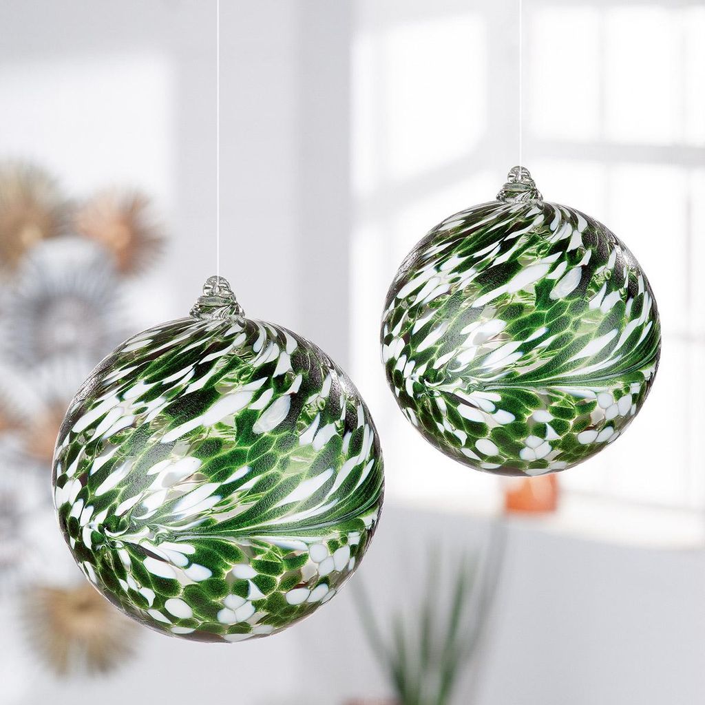 Gilde Glasart Hängekugel "Saturn" VE 6 58000 Produktbild 