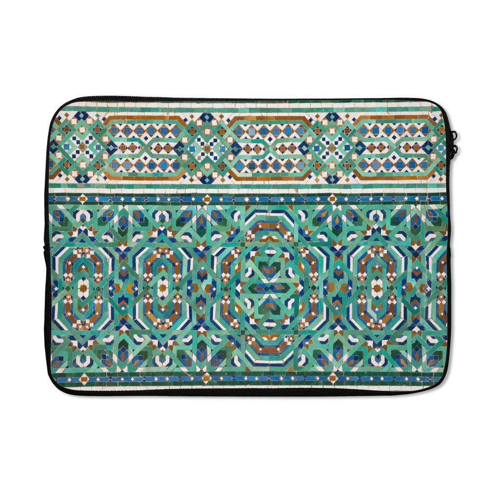 MuchoWow Laptop Hülle 14 ZollEine traditionelle marokkanische Mosaikdekoration Laptoptasche - Laptoptasche - Stoßsicher - Schutzhaube