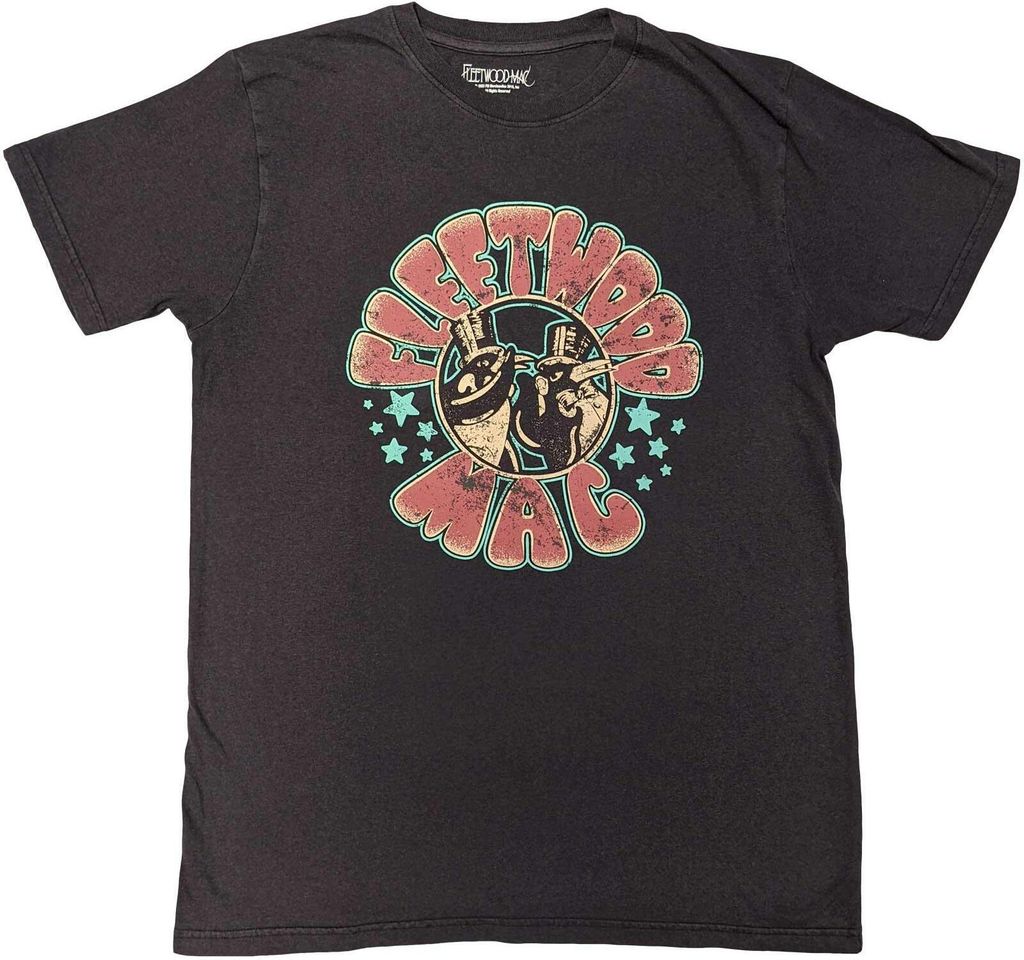 Fleetwood Mac - T-Shirt für Herren/Damen Uni RO5767 (XXL) (Schwarz)