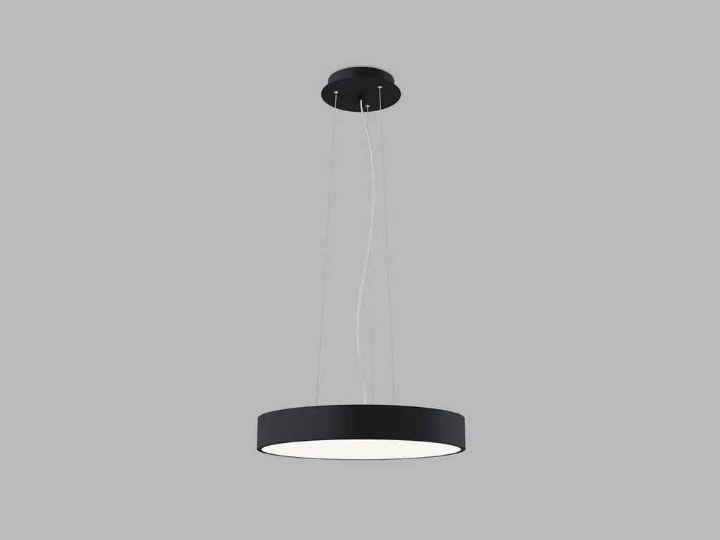 Suspension LED anti-éblouissement MONO SLIM P-Z CRI90 noir 2100 lm