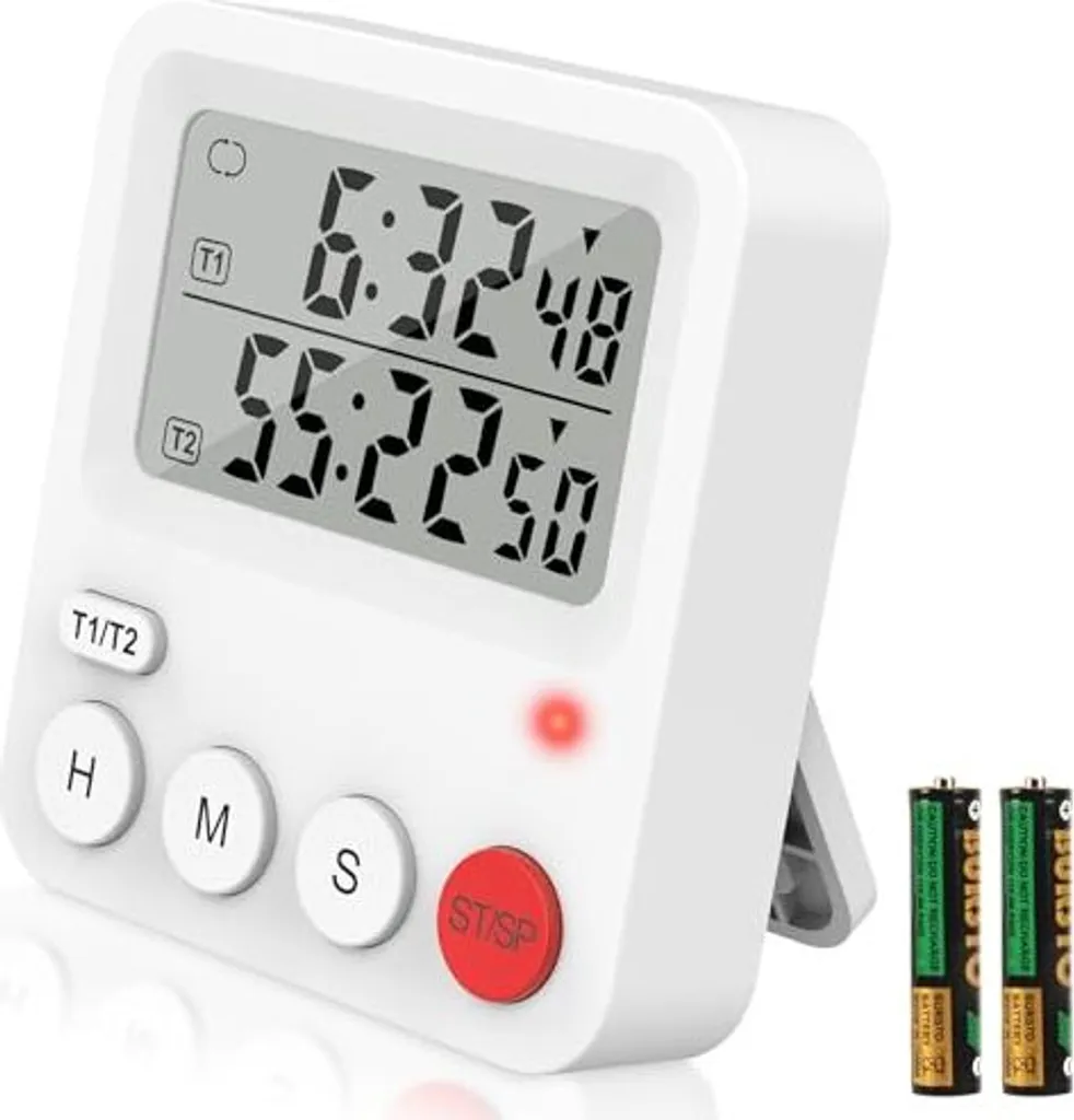 Timer Digitale Xrexs 2 Canali Magnetico | Cronometro Professionale - 7