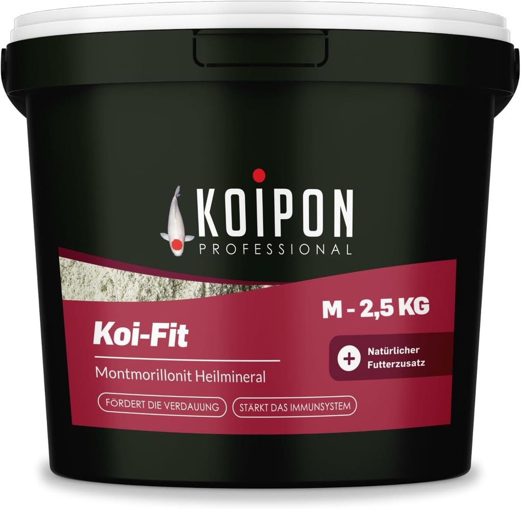 KOIPON Koi-Fit 2,5kg Futteraufwertung Montmorillonit für Produktbild 