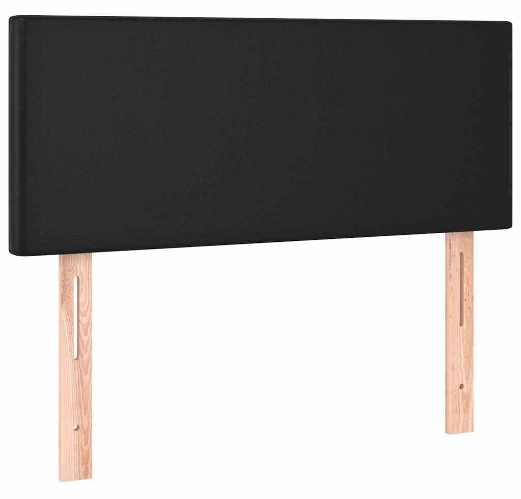 vidaXL Kopfteil Schwarz 80x5x78/88 cm Kunstleder Produktbild 