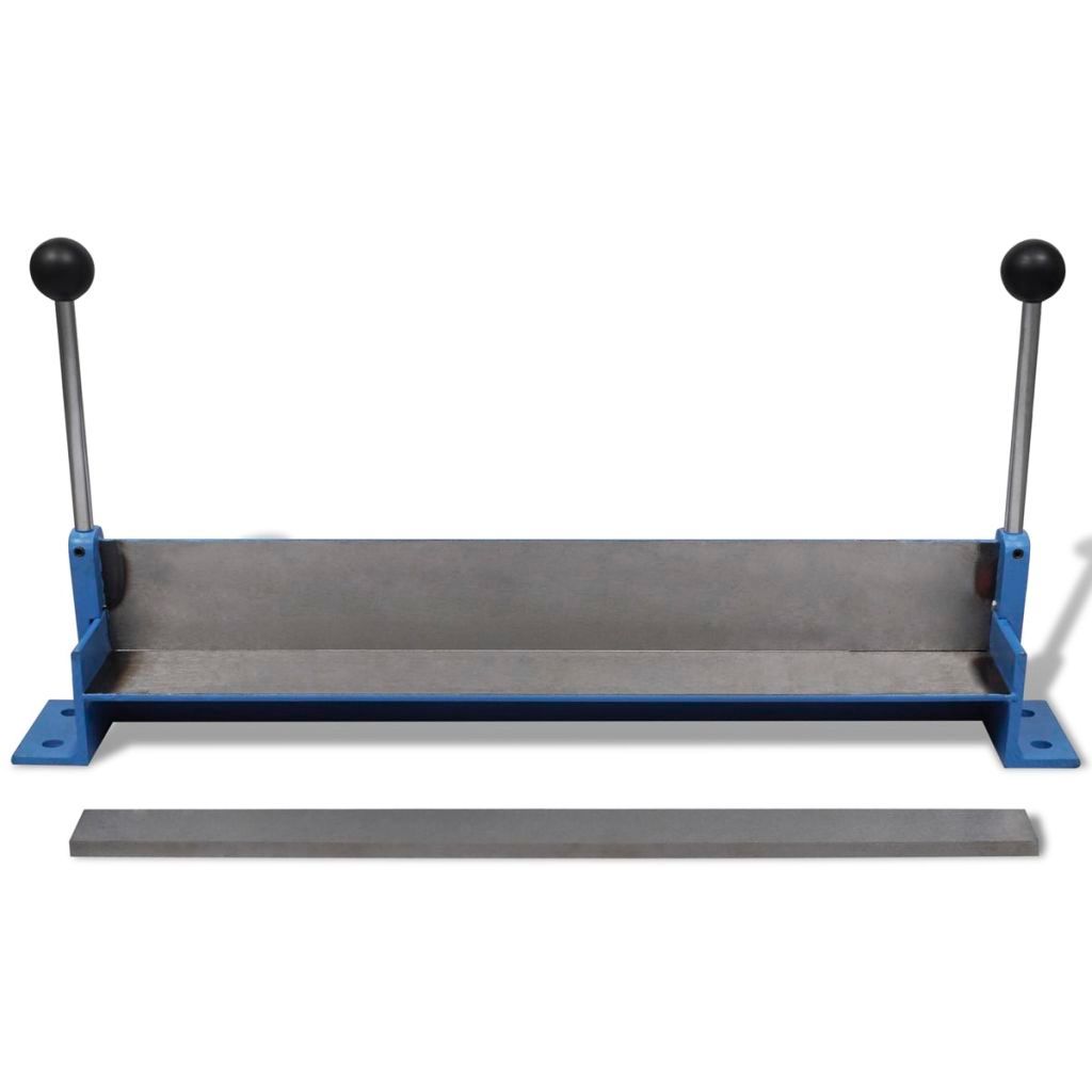 vidaXL Curvatrice per lamiera d'acciaio manuale 450 mm Immagine del prodotto 