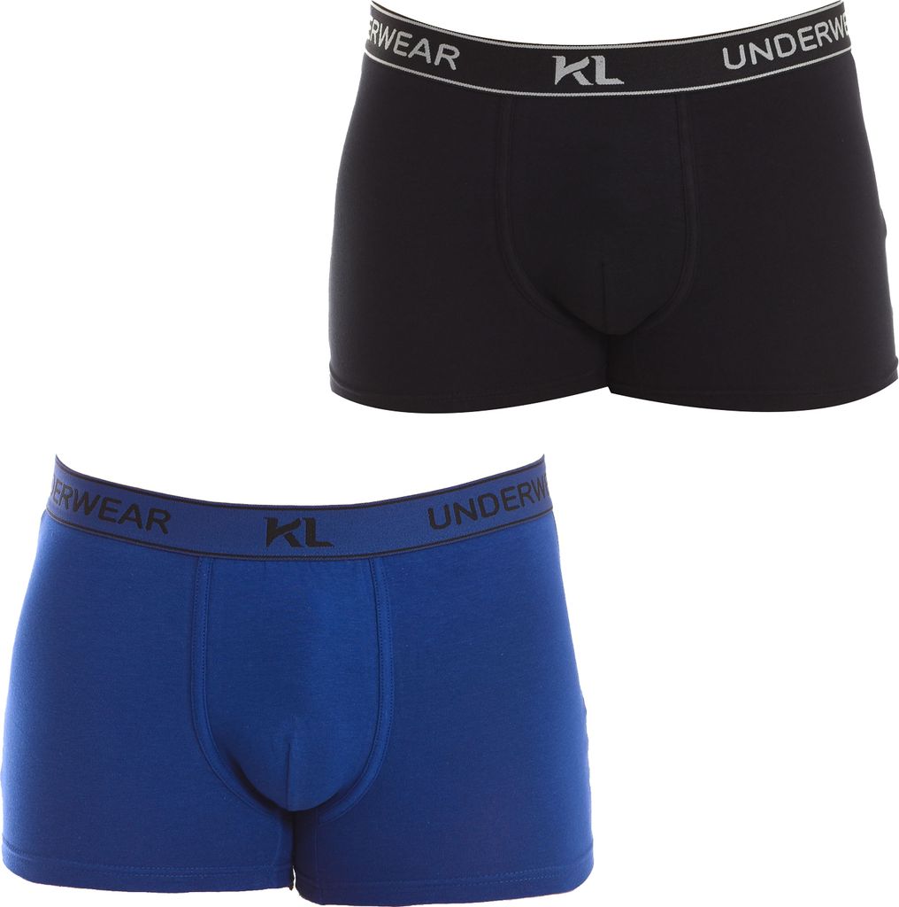 Kisses&Love 2er-Pack KLB1 Baumwoll-Boxershorts für Herren
