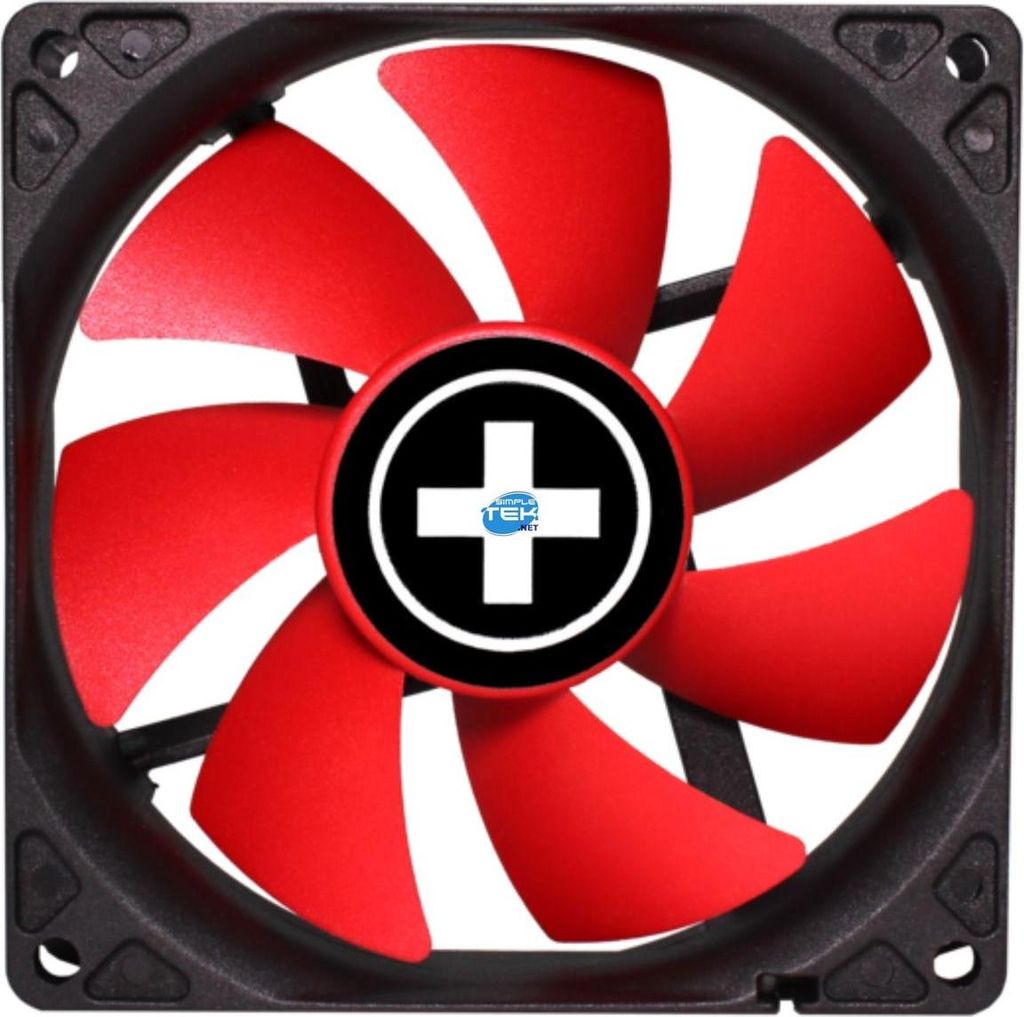 Xilence XPF92.R.PWM Computer case Fan 9.2 cm Black, Red