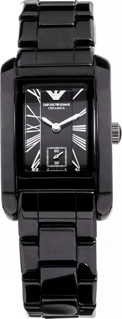 Montre Armani AR1407 Ceramica : Bracelet Inrayable et Chrono Sport Chic