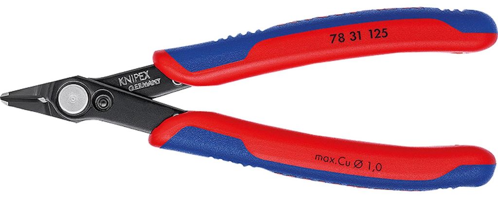 Knipex 78 31 125, Diagonale Zange, 1,25 cm, 9 mm, 7,5 mm, Produktbild 