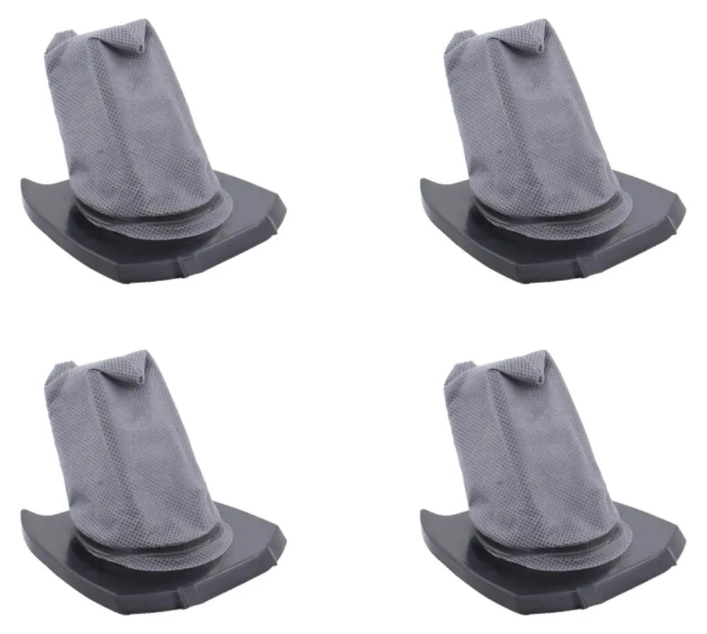 Lot de 4 filtres aspirateur INF en ABS et non-tissé haute filtration