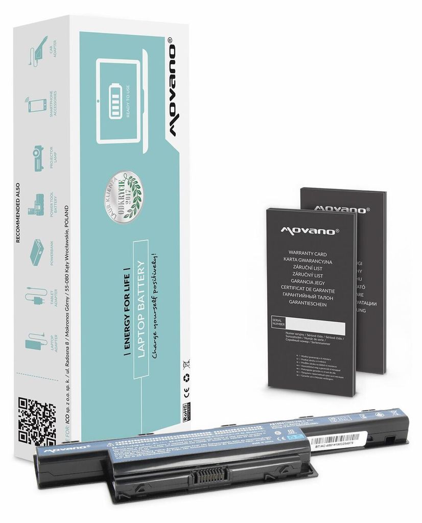 Movano batéria pre notebooky Acer Aspire 4551, 4741, 5741, Obrázok produktu 