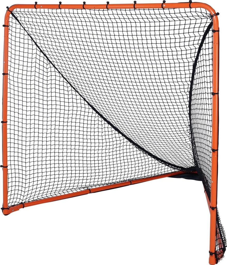 Lacrosse-Tor, 6' x 6' Lacrosse-Netz, zusammenklappbares, tragbares Lacrosse-Trainingsgerät für den Garten, Trainingsnetz mit Stahlrahmen, schnell...