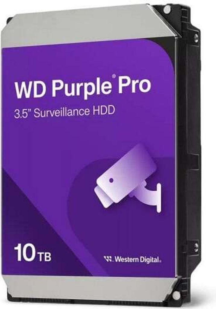 Western Digital Purple HDD SATA 10TB 7200 256MB Immagine del prodotto 
