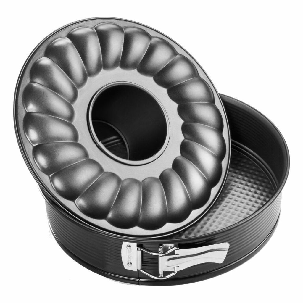 Zenker Black Metallic Springform mit Flach- und Rohrboden, Immagine del prodotto 