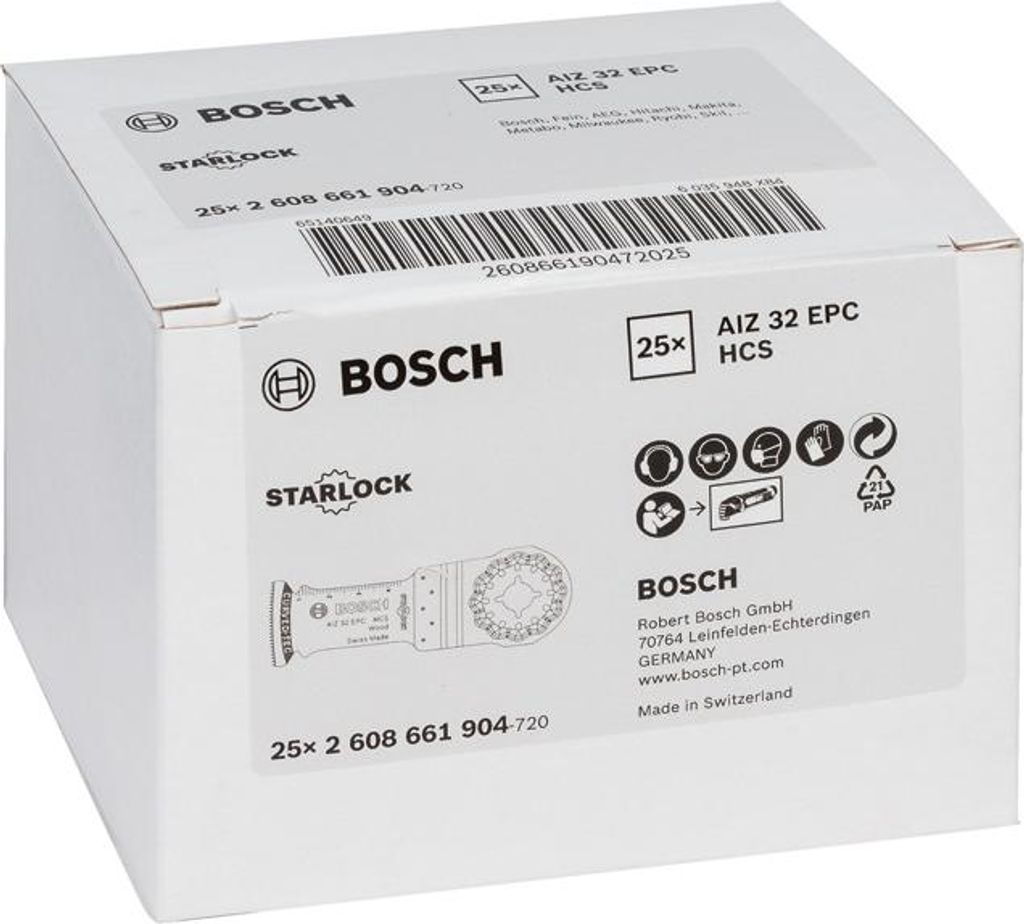 HCS Tauchsägeblatt AIZ 32 EPC Wood, 50 x 32 mm