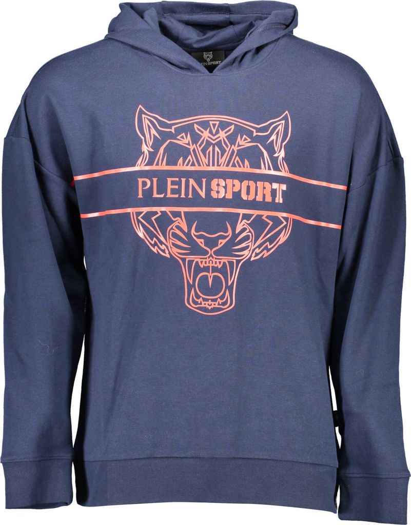 Plein Sport Herren LANGARM-KAPUZENPULLOVER Blau FIPS218_423FC60_BLU85NAVY : Größe - 2XL Größe: 2XL