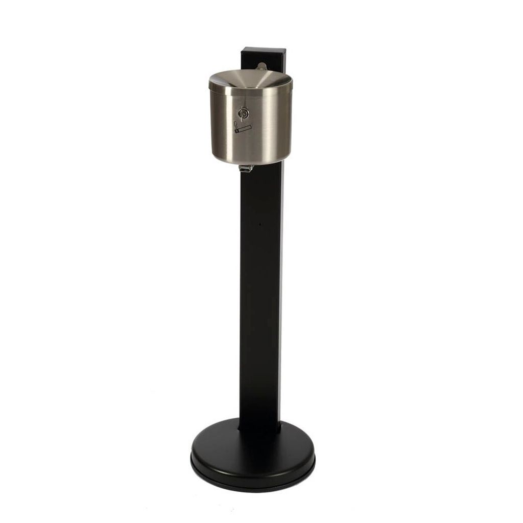 TKG Rondo senior Standaschenbecher Edelstahl abschließbar, Produktbild 
