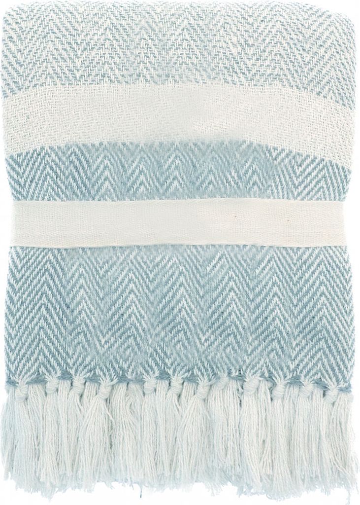 Home & Living - Überwurf "Izzy", recyceltes Material RW9044 (Einheitsgröße) (Entenei Farbe)
