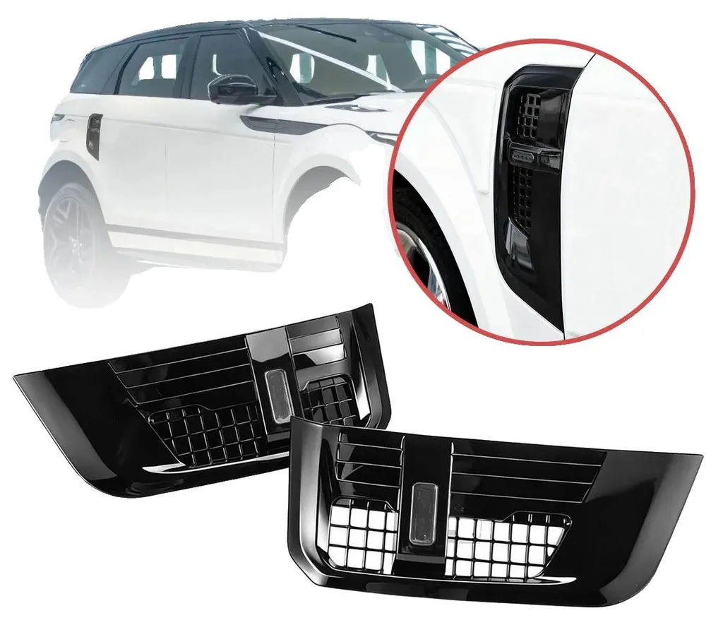 Couvercle d'admission en ABS robuste noir brillant pour Defender 2020+